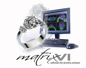 Matrix 3D Jewelry Design Software.